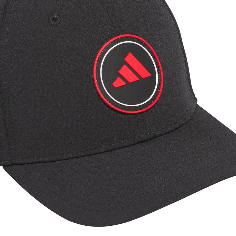 adidas Hydrophbic Tour Waterproof Cap - Black/Pure Ruby