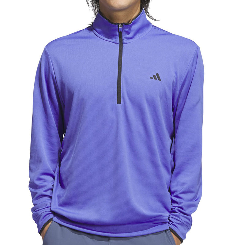 adidas Lightweight 1/2 Zip Top - Cobalt Blue