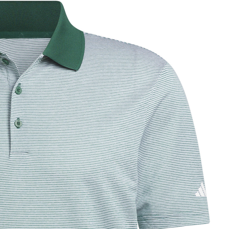 adidas Ottoman Polo Shirt - Collegiate Green/White