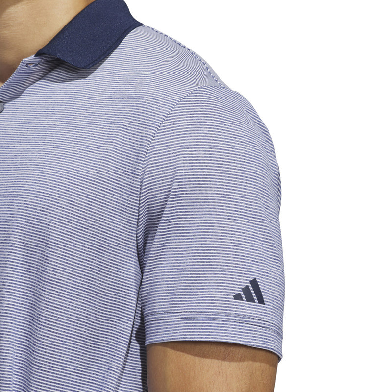 adidas Ottoman Polo Shirt - White/Collegiate Navy