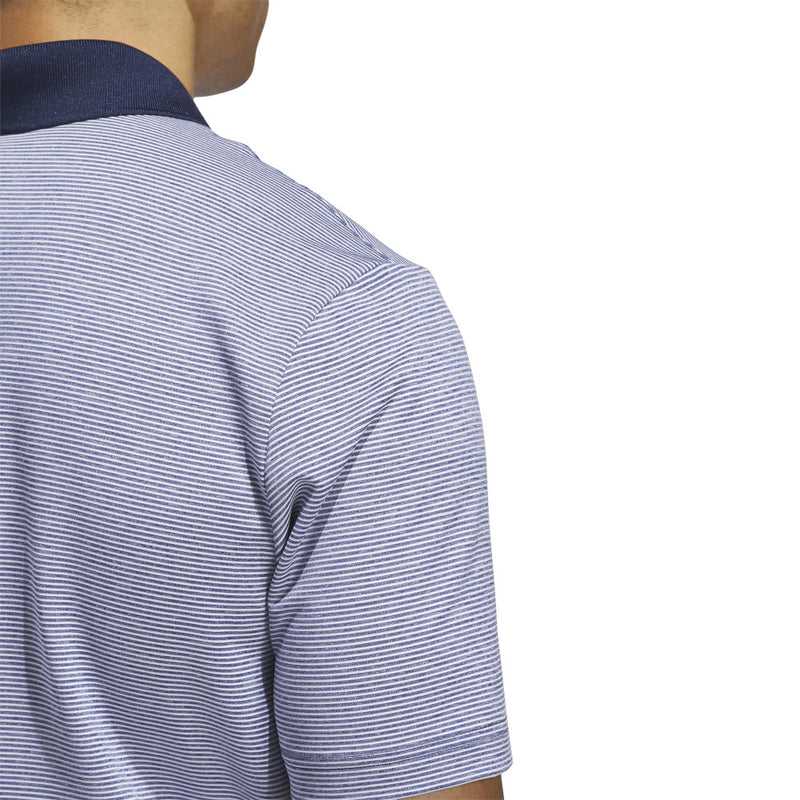 adidas Ottoman Polo Shirt - White/Collegiate Navy