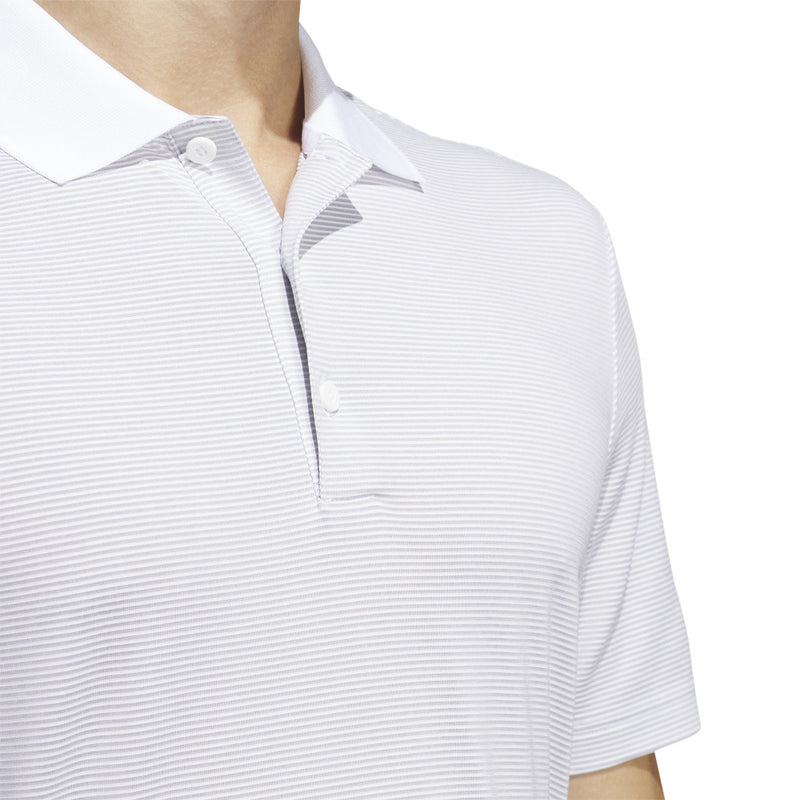 adidas Ottoman Polo Shirt - White/Grey Two