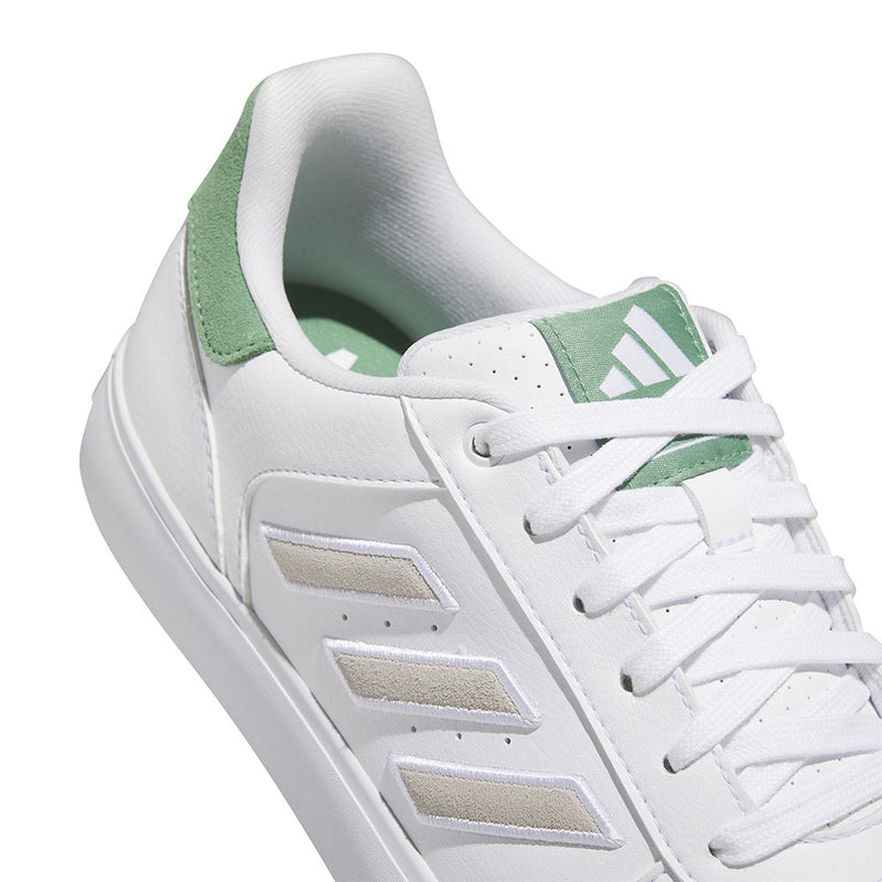 adidas Retrocross 24 Spikeless Waterproof Shoes - Ftwr White/Ftwr White/Preloved Green