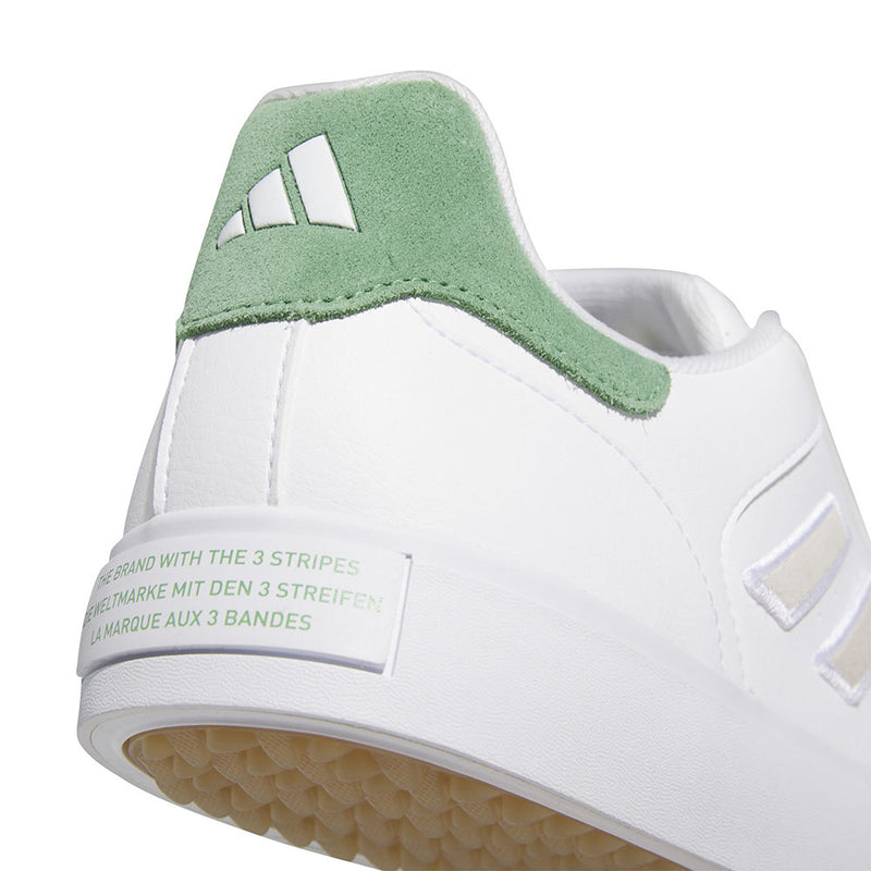 adidas Retrocross 24 Spikeless Waterproof Shoes - Ftwr White/Ftwr White/Preloved Green