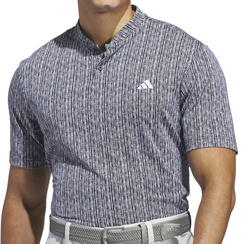 adidas Sport Stripe Polo Shirt - Collegiate Navy/White