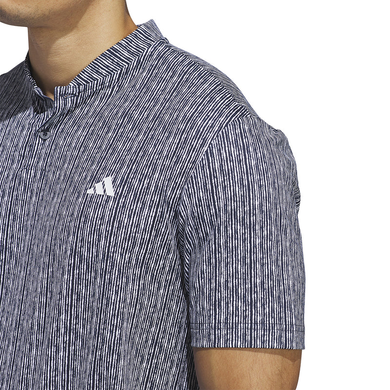 adidas Sport Stripe Polo Shirt - Collegiate Navy/White