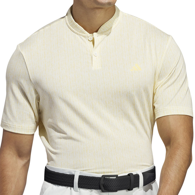 adidas Sport Stripe Polo Shirt - Ivory/Semi Spark