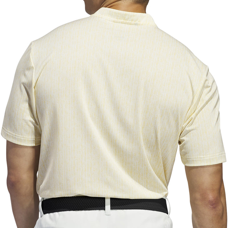 adidas Sport Stripe Polo Shirt - Ivory/Semi Spark