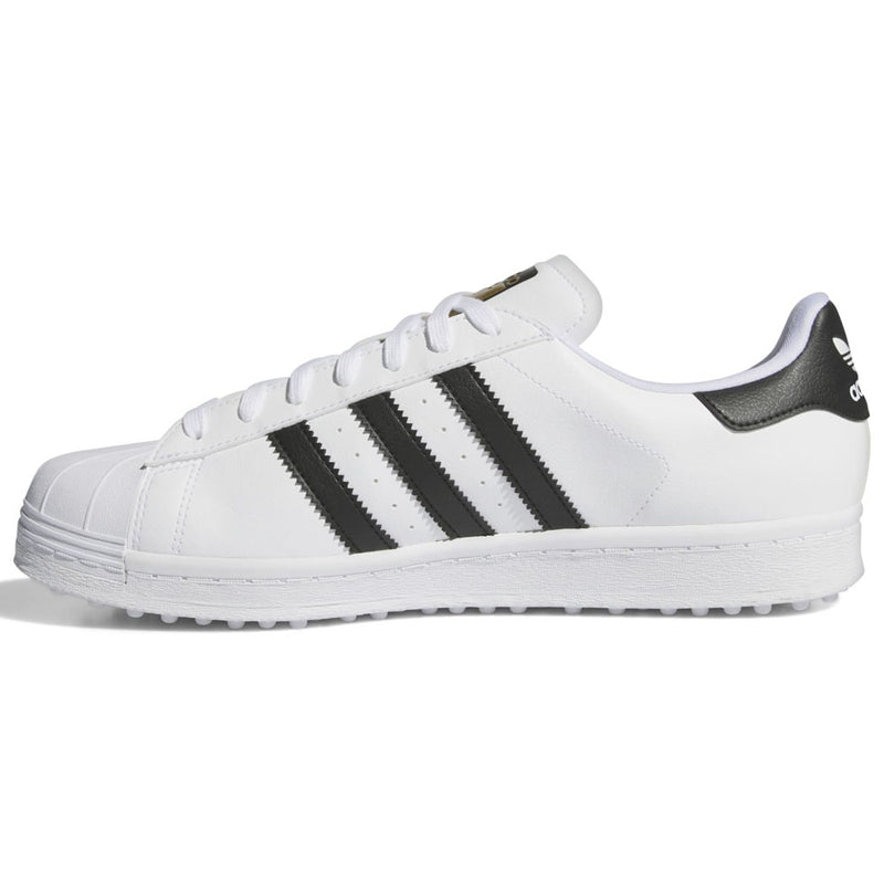 adidas Superstar Spikeless Shoes Ftwr White Core Black Gold Met