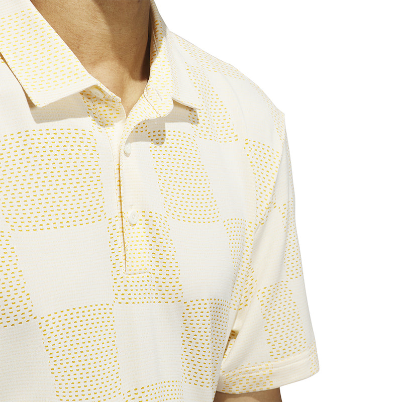 adidas Textured Polo Shirt - Ivory