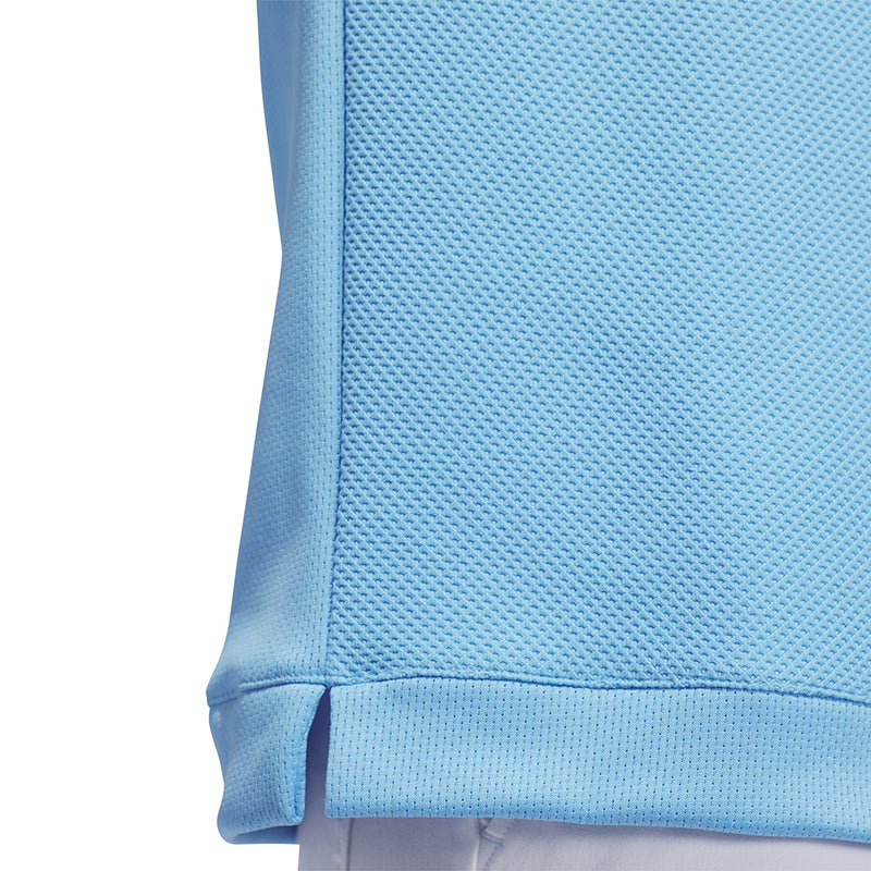 adidas Textured 1/4 Zip Pullover - Semi Blue Burst