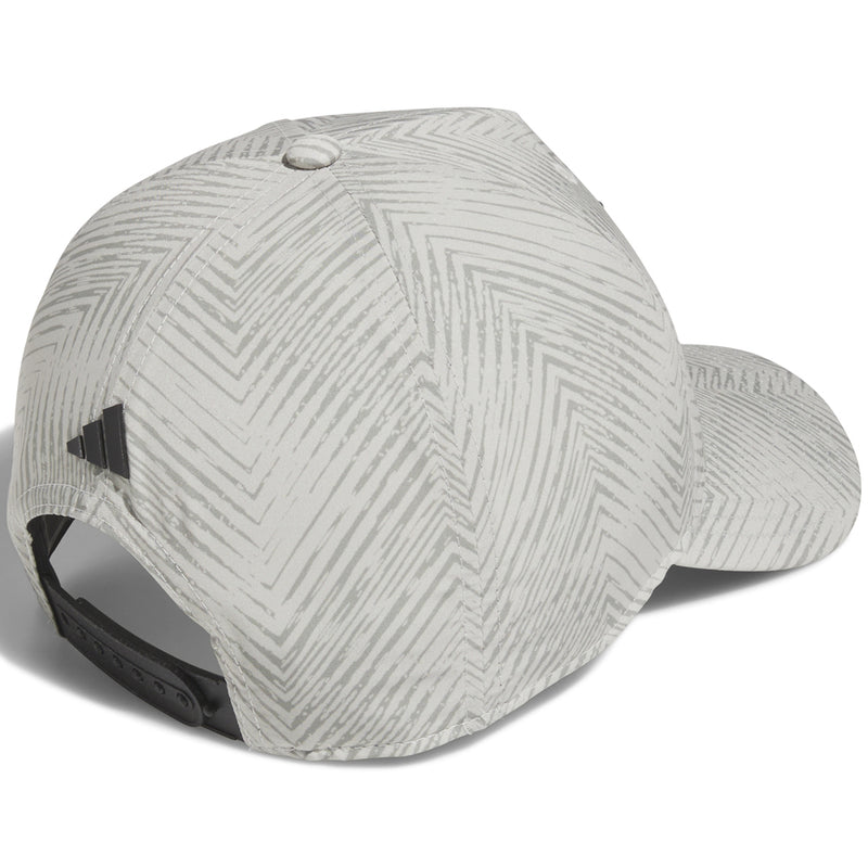 adidas Tour 3 Stripe Cap - Silver Pebble