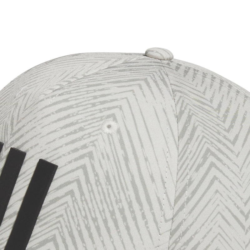 adidas Tour 3 Stripe Cap - Silver Pebble