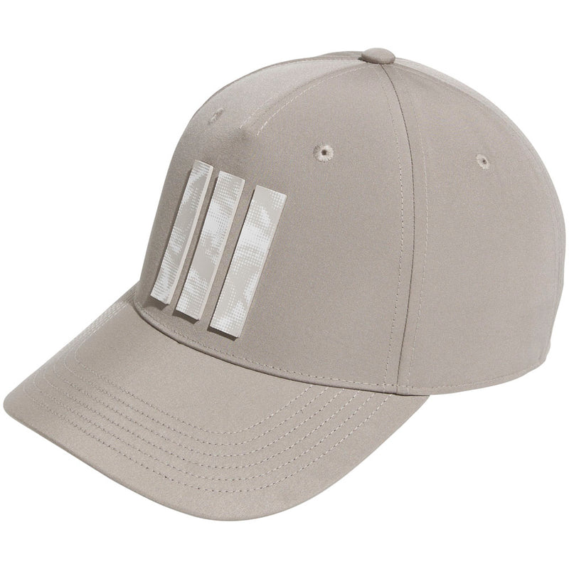 adidas Tour 3 Stripe Print Cap - Putty Beige