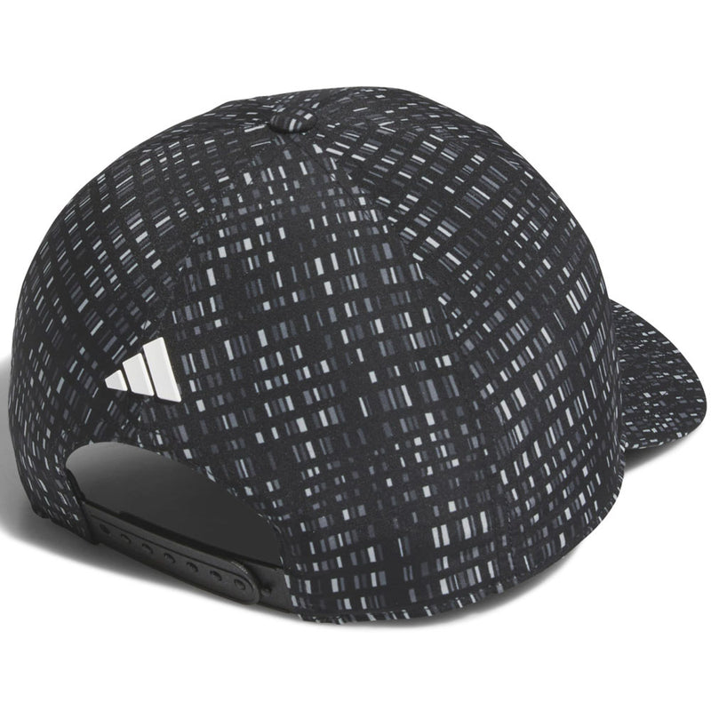 adidas Tour 3 Stripes Print Cap - Black