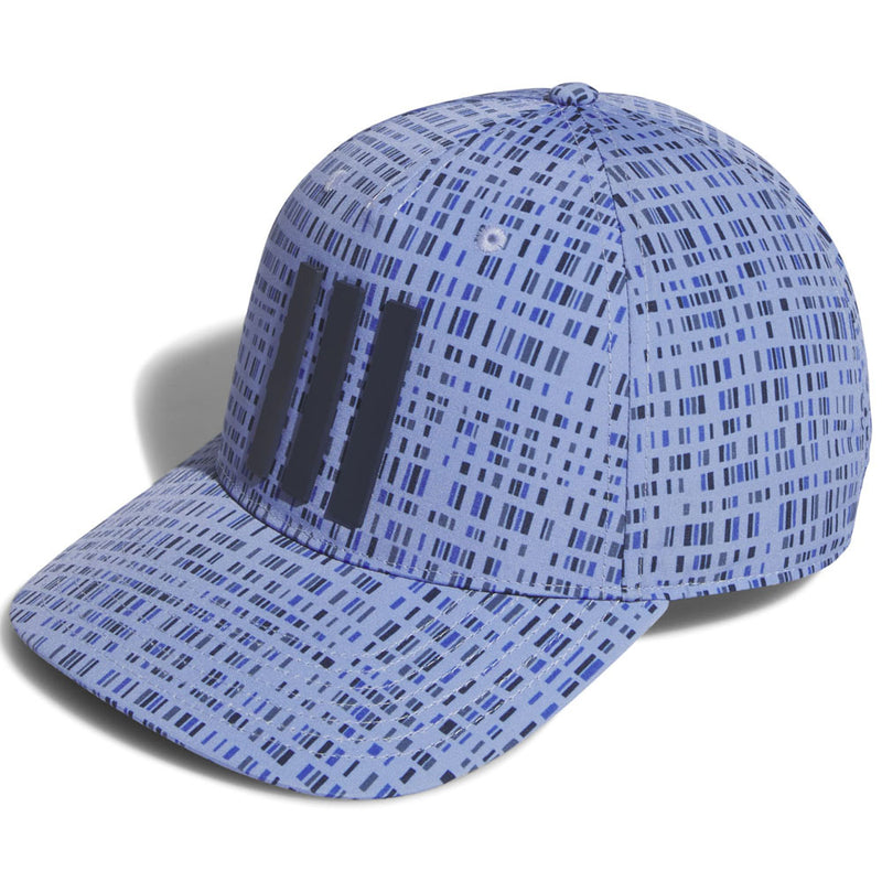 adidas Tour 3 Stripes Print Cap - Blue Spark