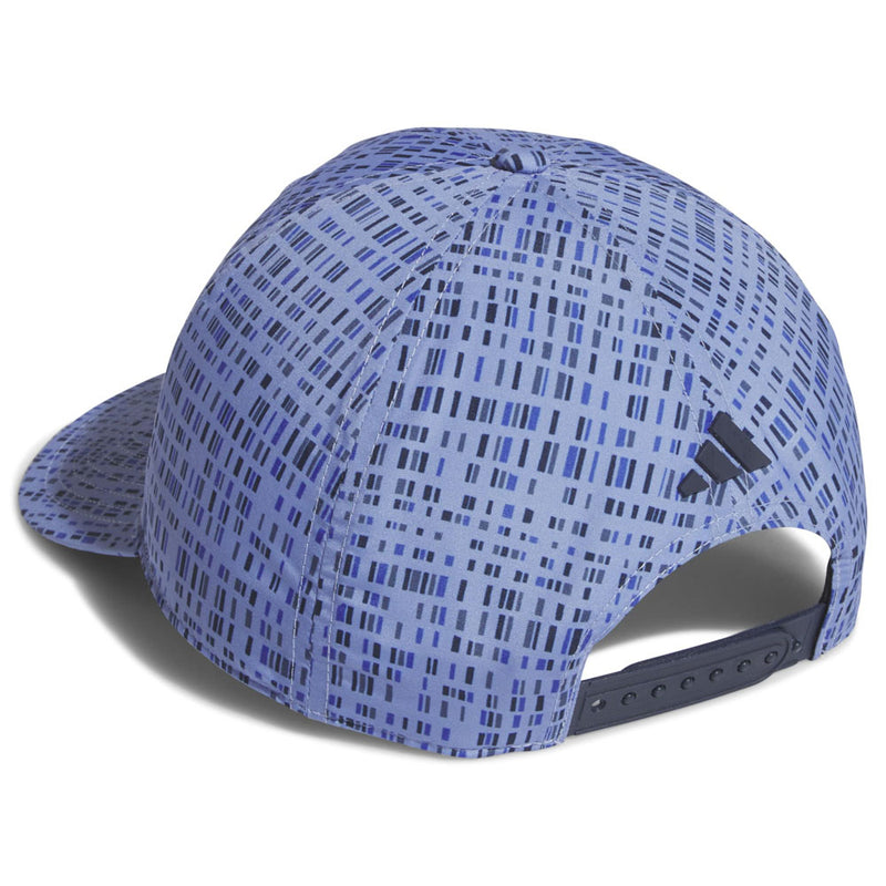 adidas Tour 3 Stripes Print Cap - Blue Spark