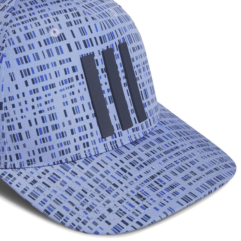 adidas Tour 3 Stripes Print Cap - Blue Spark