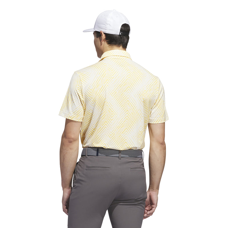 adidas Ult365 All Over Polo Shirt - Ivory/Semi Spark