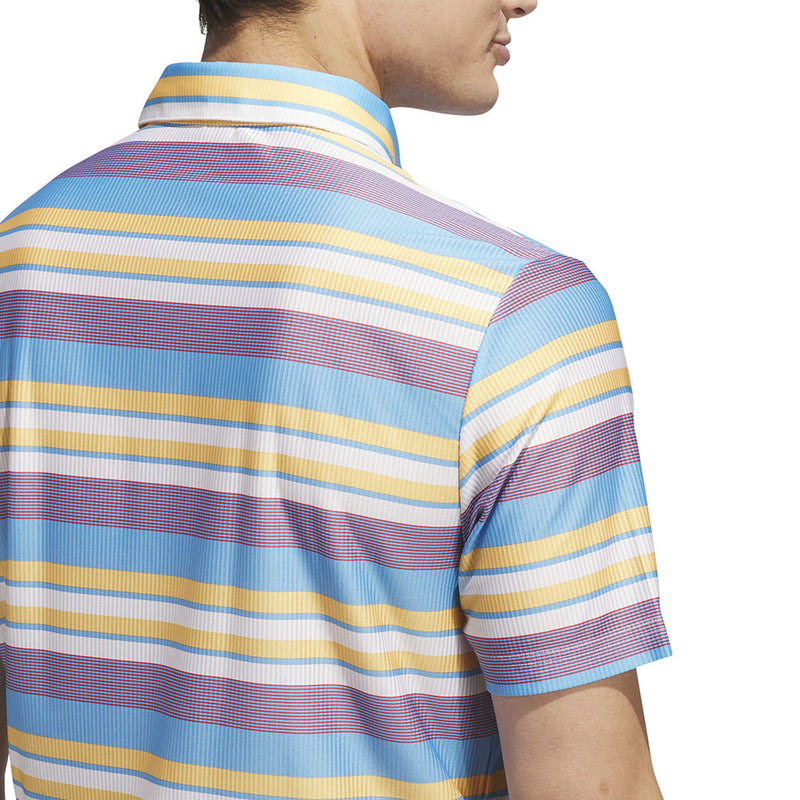 adidas Ult365 Heat.Rdy Stripe Polo Shirt - Semi Spark