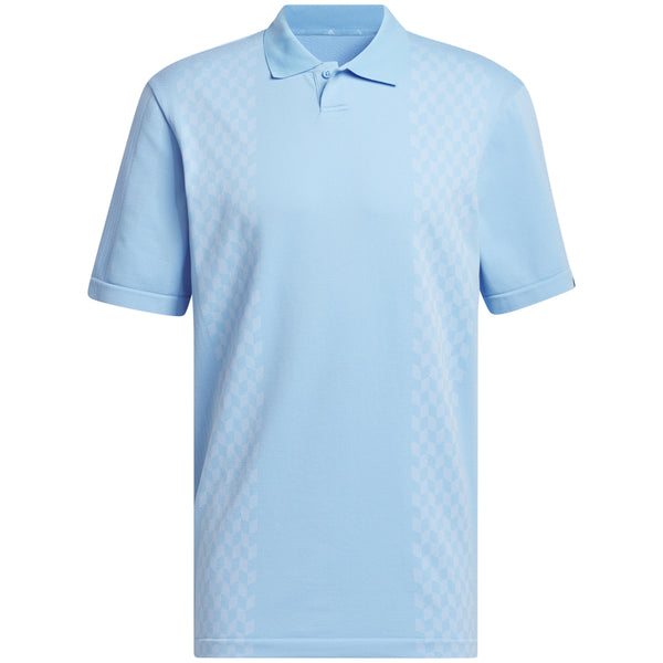 adidas Ultimate 365 Tour Primeknit Polo Shirt - Semi Blue Burst