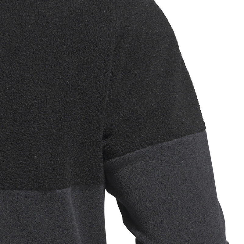 adidas Ultimate365 Fleece 1/4 Zip Pullover - Black/Carbon