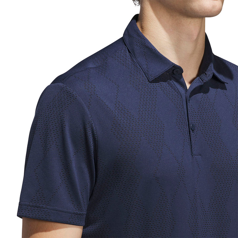 adidas Ultimate365 Micro Texture Polo Shirt - Collegiate Navy