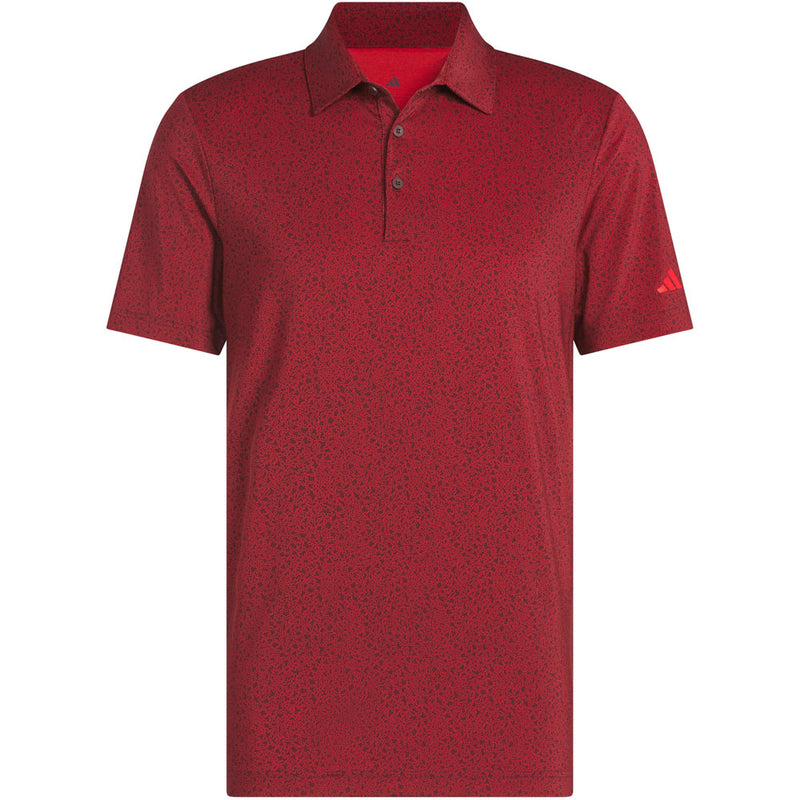 adidas Ultimate365 Mini Bunker Polo Shirt - Aurora Ruby