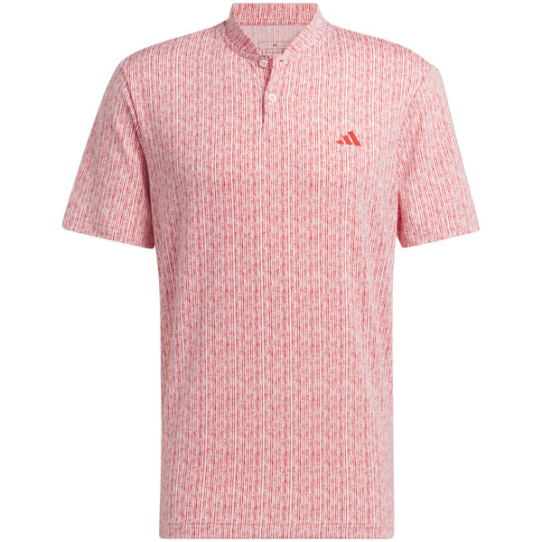 adidas Ultimate365 Printed Polo Shirt - Sandy Pink/Better Scarlet