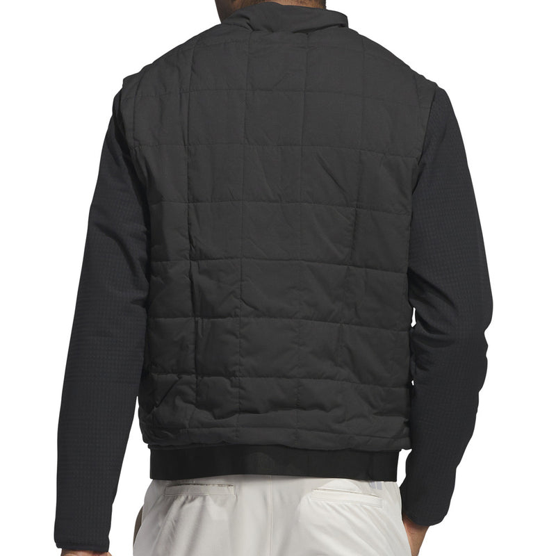 adidas Ultimate365 Quilted DWR 1/2 Zip Pullover - Black