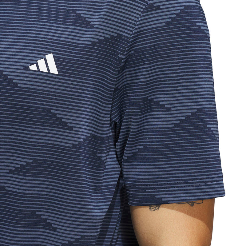 adidas Ultimate365 Speed Stripe Polo Shirt - Collegiate Navy/Preloved Ink