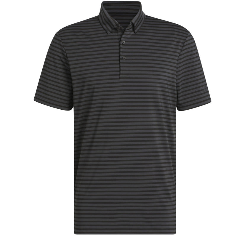 adidas Ultimate365 Stripe Polo Shirt - Black/Carbon