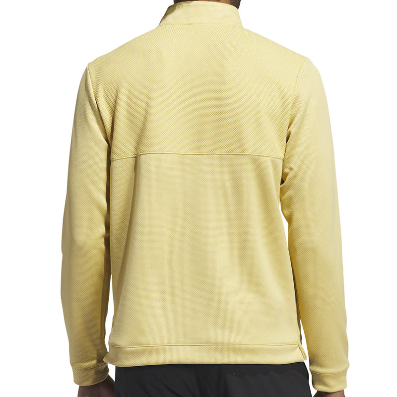 adidas Ultimate365 Textured 1/4 Zip Pullover - Oat