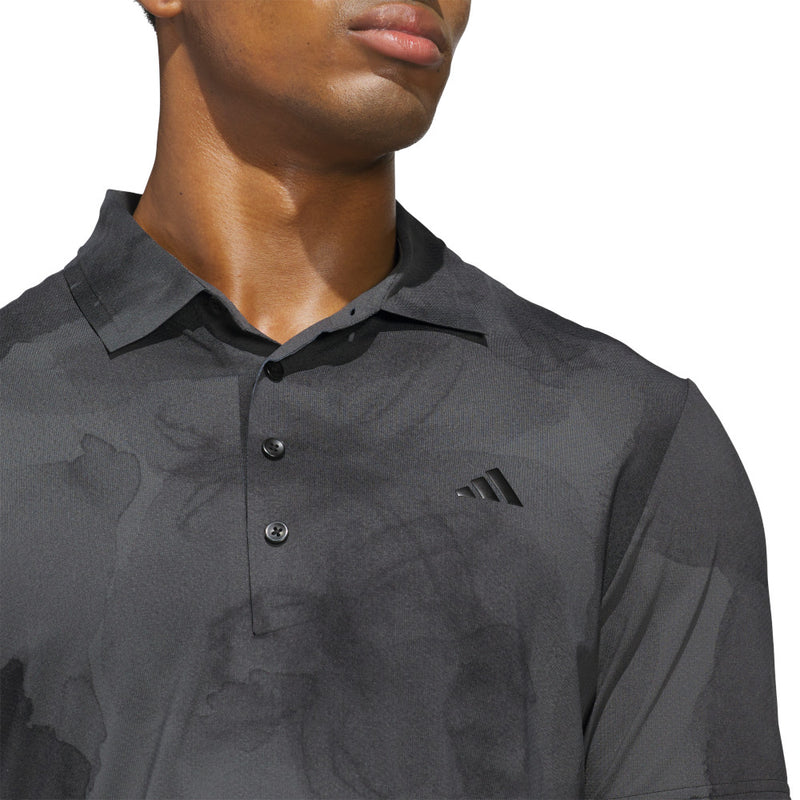 adidas Ultimate365 Tour Adicool LC Polo Shirt - Black/Grey Six