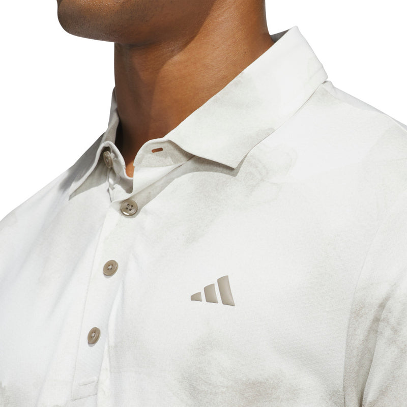 adidas Ultimate365 Tour Adicool LC Polo Shirt - Putty Beige/White