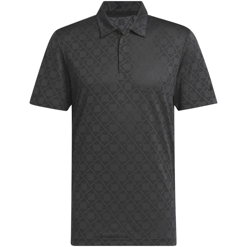 adidas Ultimate365 Tour HEAT.RDY Jacquard Polo Shirt - Black