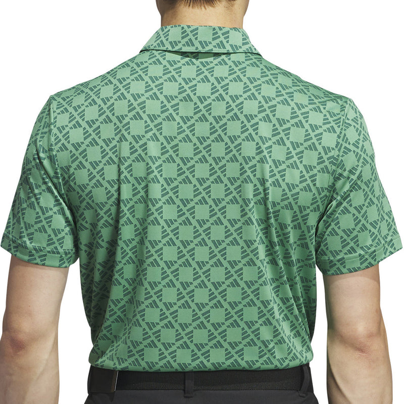 adidas Ultimate365 Tour HEAT.RDY Jacquard Polo Shirt - Collegiate Green