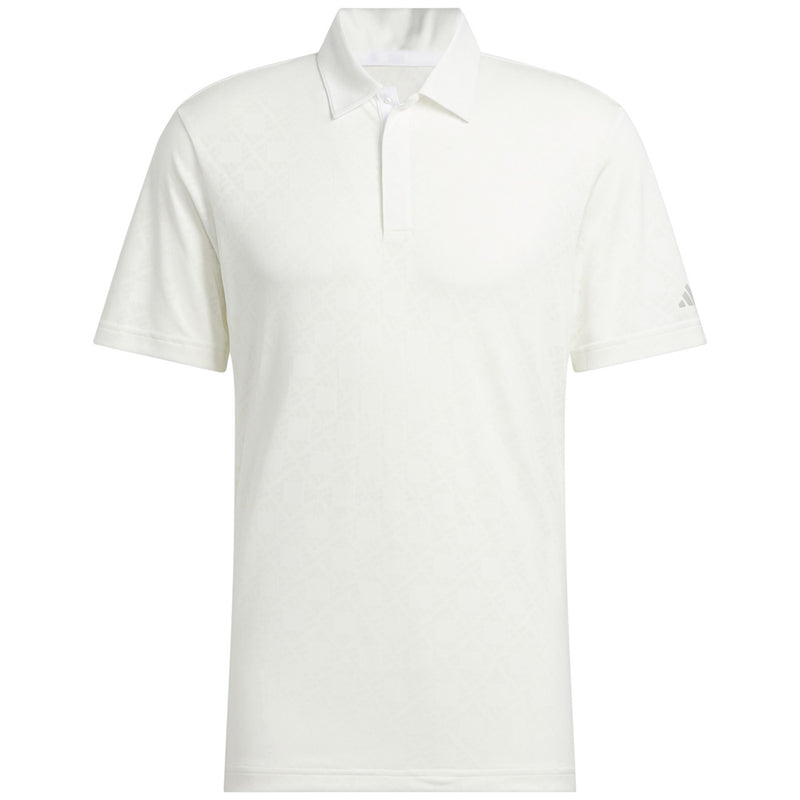 adidas Ultimate365 Tour HEAT.RDY Jacquard Polo Shirt - White