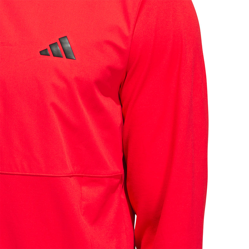 adidas Ultimate365 Tour 1/4 Zip Pullover - Pure Ruby