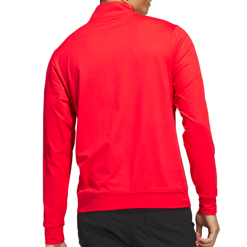 adidas Ultimate365 Tour 1/4 Zip Pullover - Pure Ruby