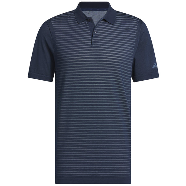 adidas Ultimate365 Tour Seamless Stripe Polo Shirt - Collegiate Navy