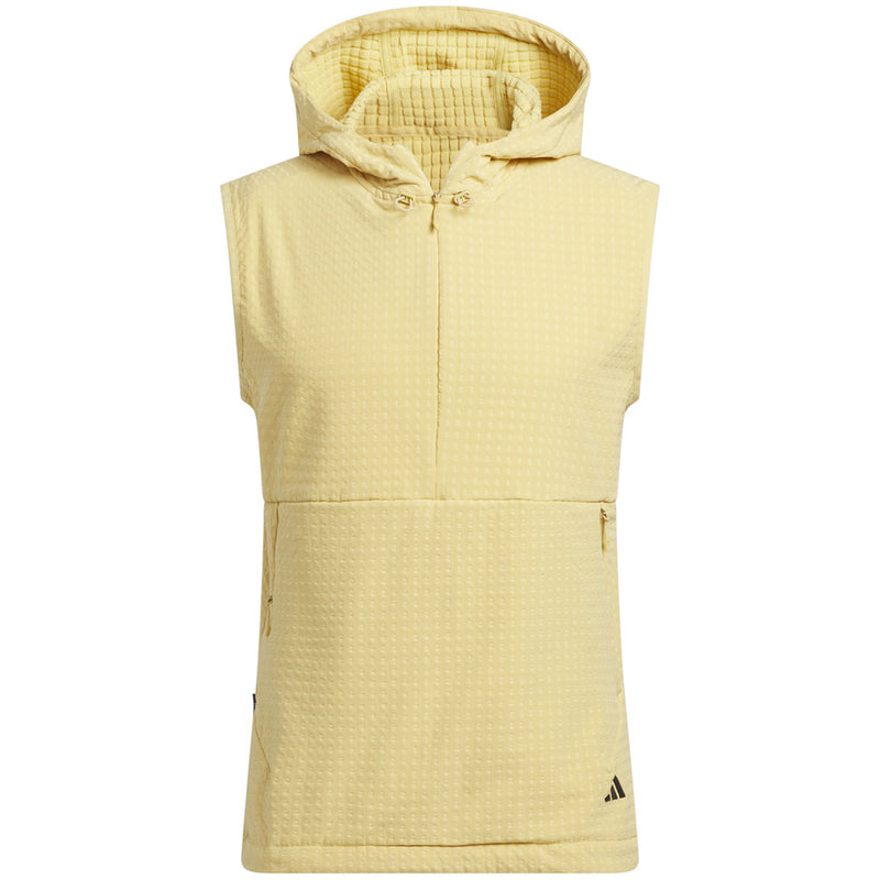 adidas Ultimate365 Tour WIND.RDY 1/2 Zip Vest - Oat