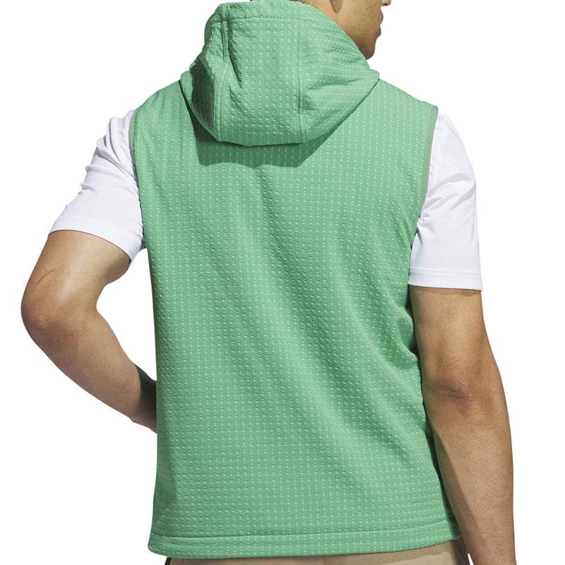 adidas Ultimate365 Tour WIND.RDY 1/2 Zip Vest - Preloved Green