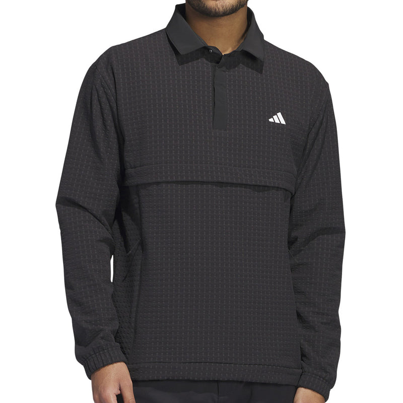 adidas Ultimate365 Tour WIND.RDY 1/4 Zip Pullover - Black