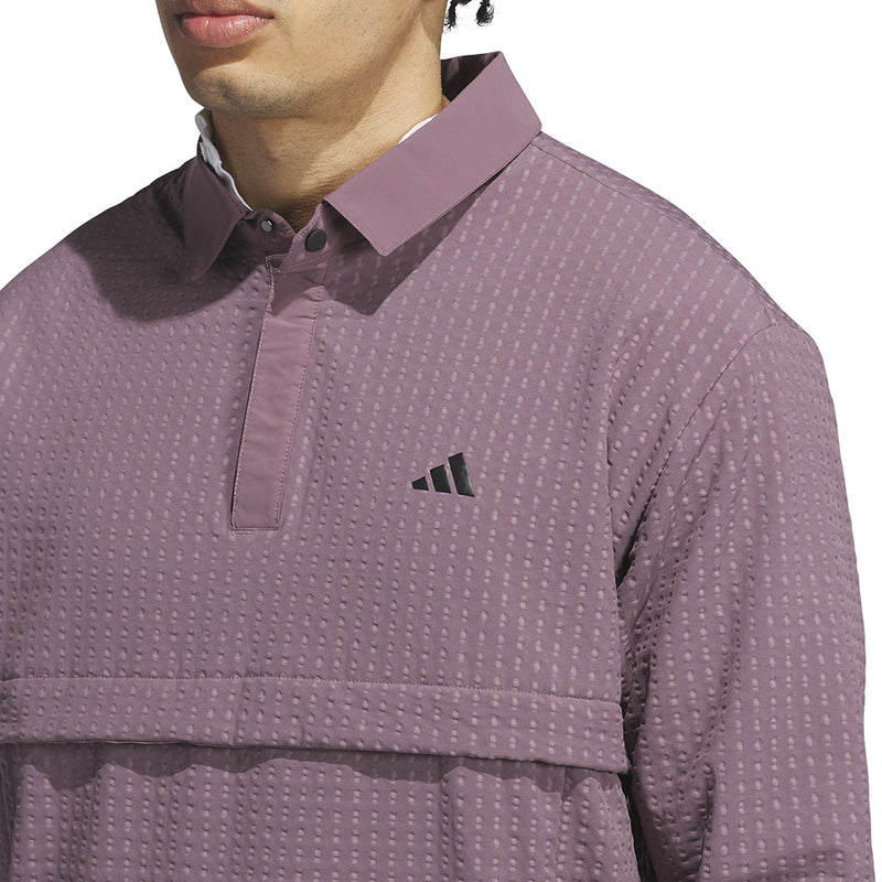 adidas Ultimate365 Tour WIND.RDY 1/4 Zip Pullover - Shadow Fig