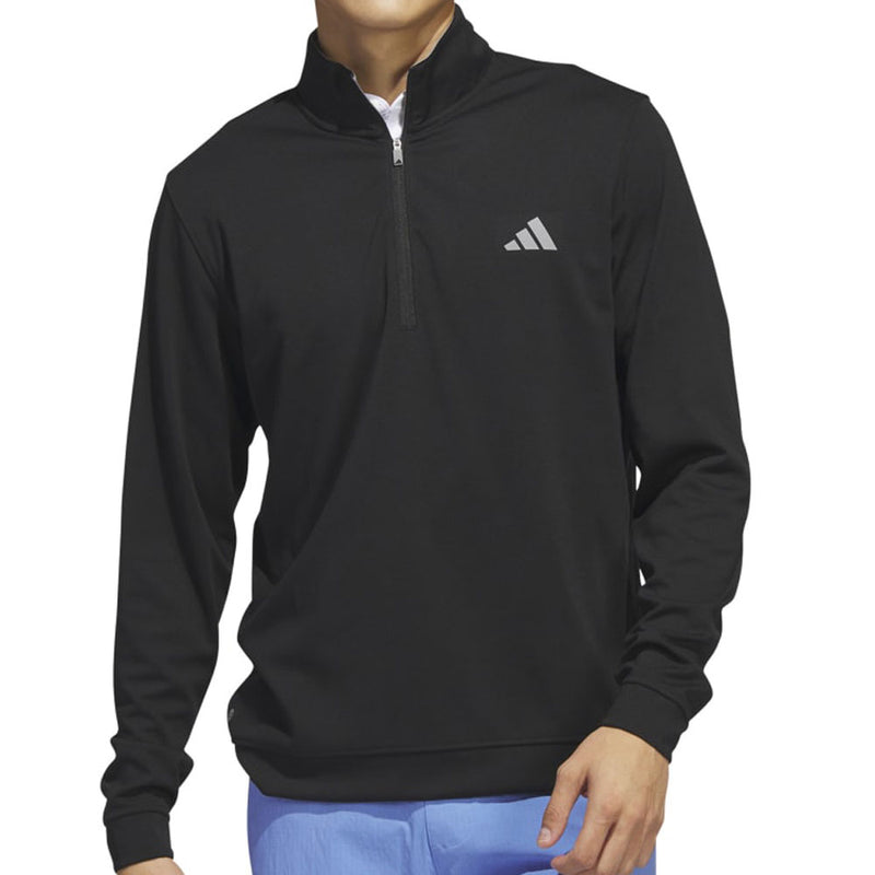 adidas Elevated 1/4 Zip Pullover - Black