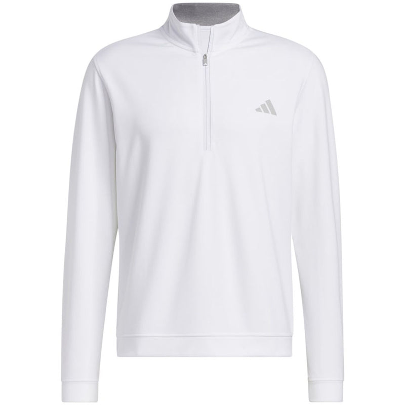 adidas Elevated 1/4 Zip Pullover - White