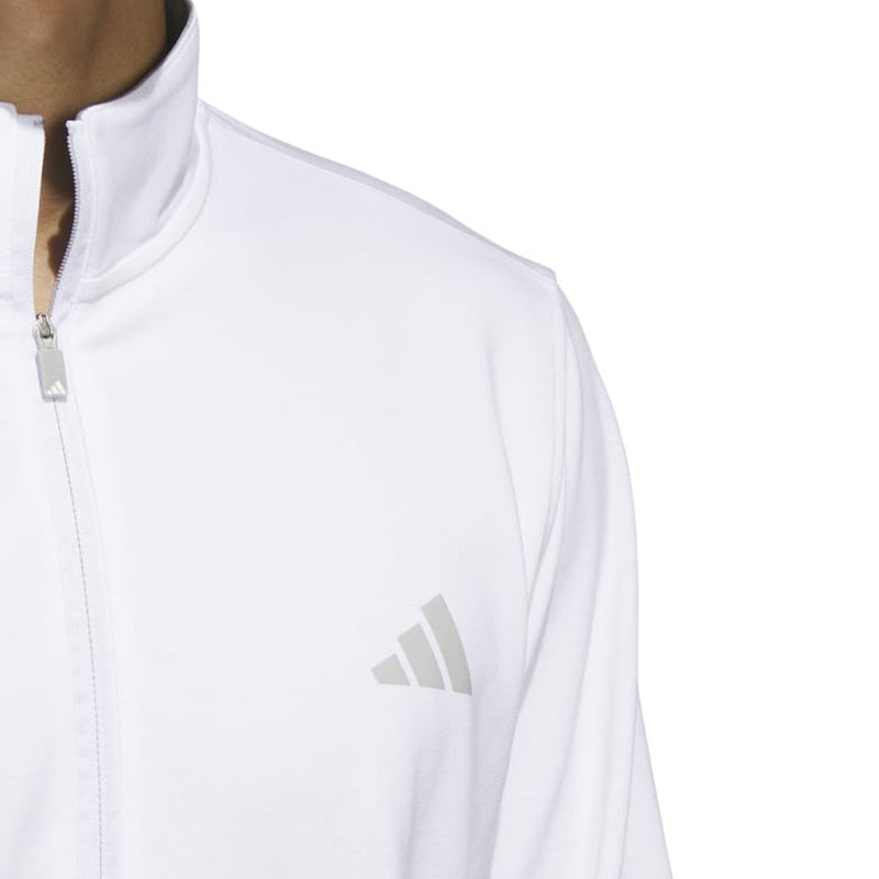 adidas Elevated 1/4 Zip Pullover - White