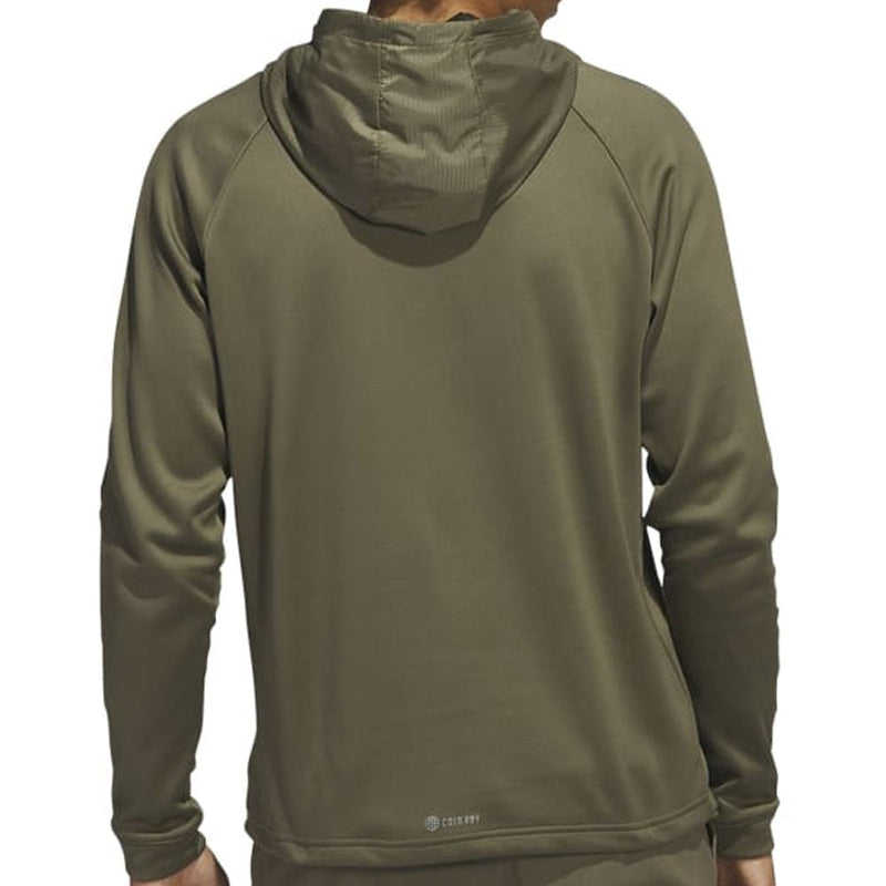 adidas Three Stripes Cold.Rdy Hoodie - Olive Strata