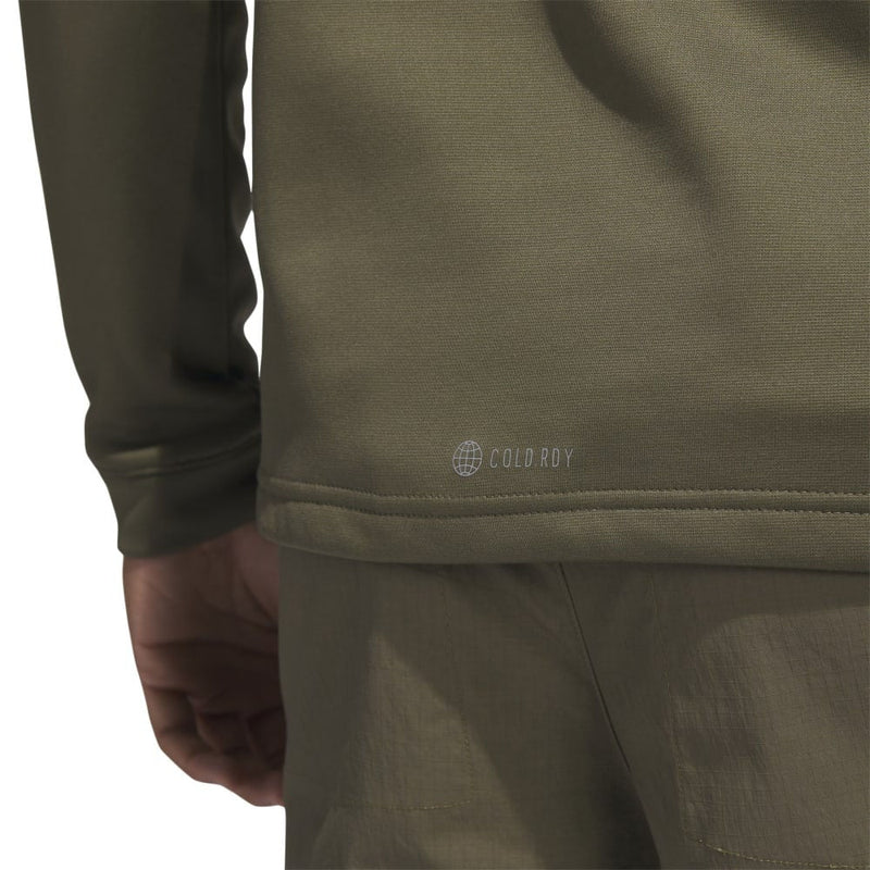 adidas Three Stripes Cold.Rdy Hoodie - Olive Strata